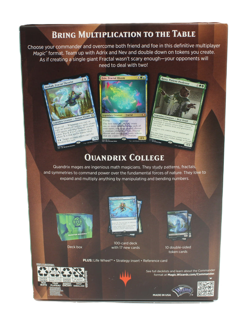MTG: Commander 2021 Quantum Quandrix - Commander Deck