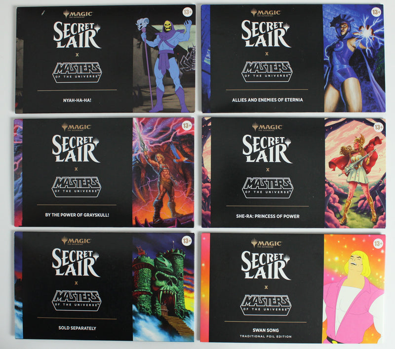 MTG: Secret Lair Masters of the Universe Non-Foil Bundle + Swan Song Foil