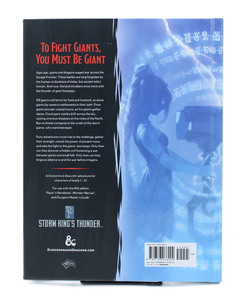 D&D: Storm King's Thunder - Hardcover Adventure Book (5E)