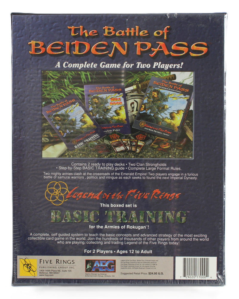 Legend of the Five Rings CCG – The Battle of Beiden Pass Boxed Set (1996) – New & Factory Sealed
