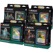 MTG Lord of the Rings Tales of Middle-earth Commander deck display, set of 4