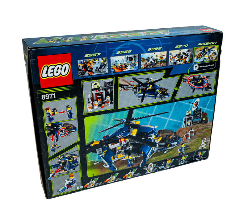 LEGO Agents 2.0 8971 Aerial Defense Unit NEW Sealed Retired 2009 (Box Damage)