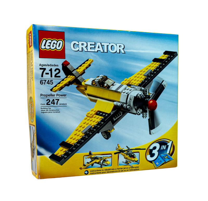 LEGO Creator 6745 Propeller Power 3-in-1 Plane Helicopter NEW Sealed Retired