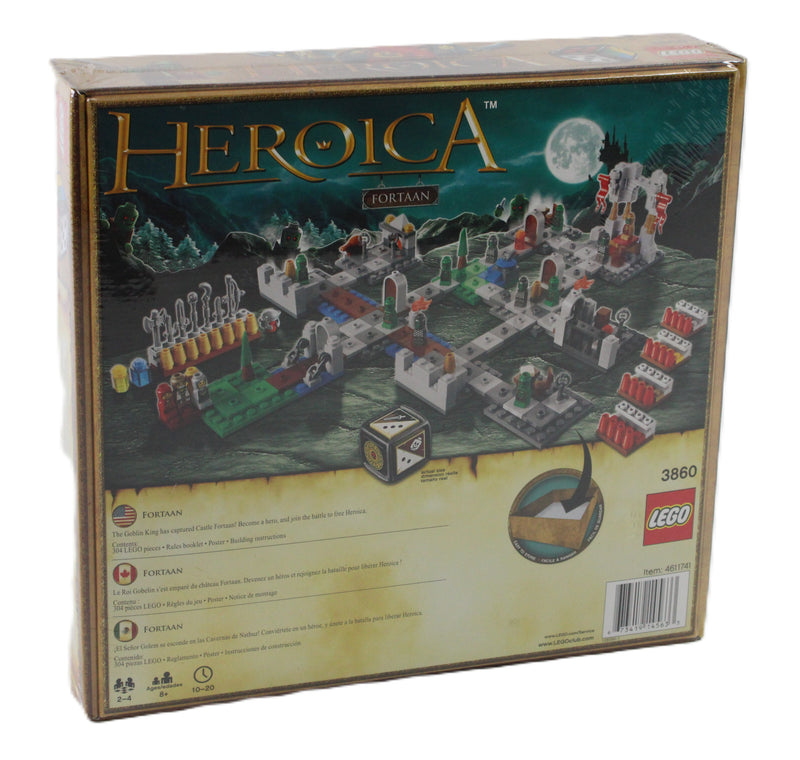 LEGO Heroica Castle Fortaan 3860 Board Game – 2011 – New Sealed