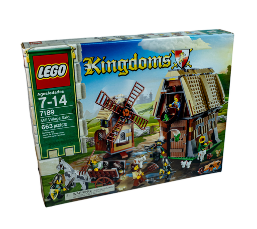 LEGO Kingdoms 7189 Mill Village Raid from 2011, rare sealed retired Castle set