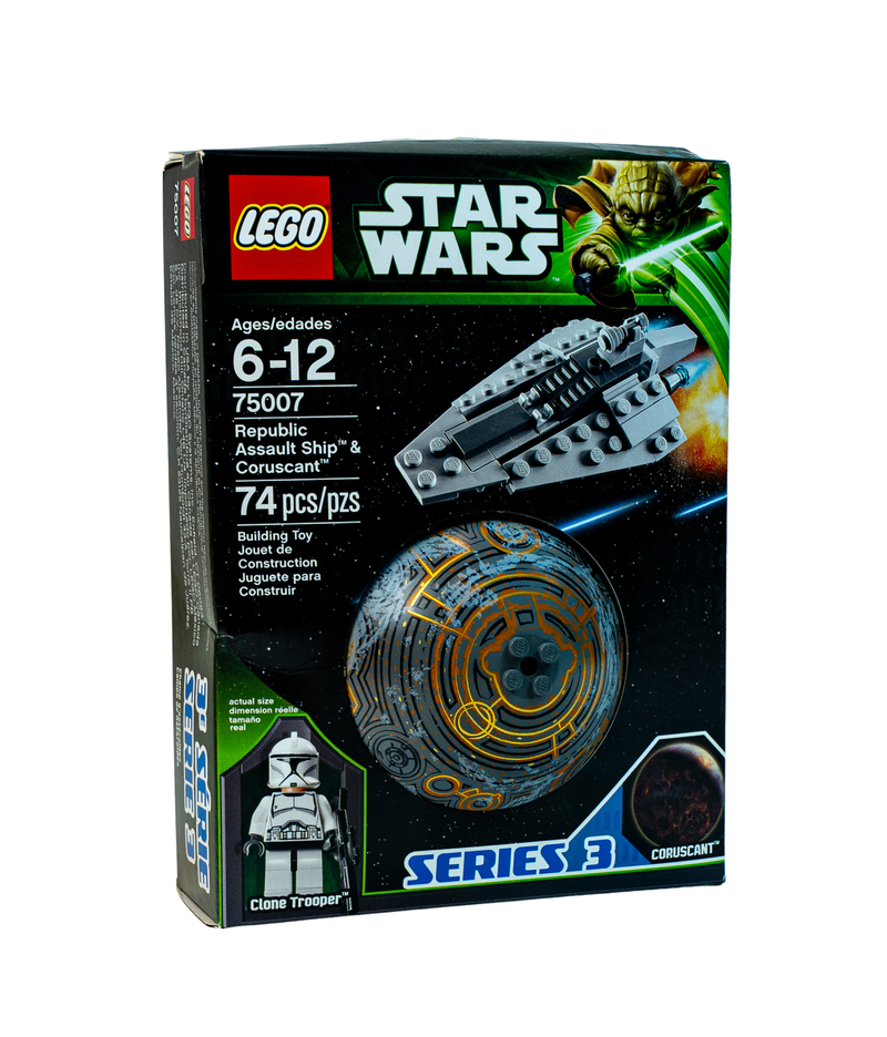 LEGO Star Wars 75007 Republic Assault Ship & Planet Coruscant Sealed (2013)