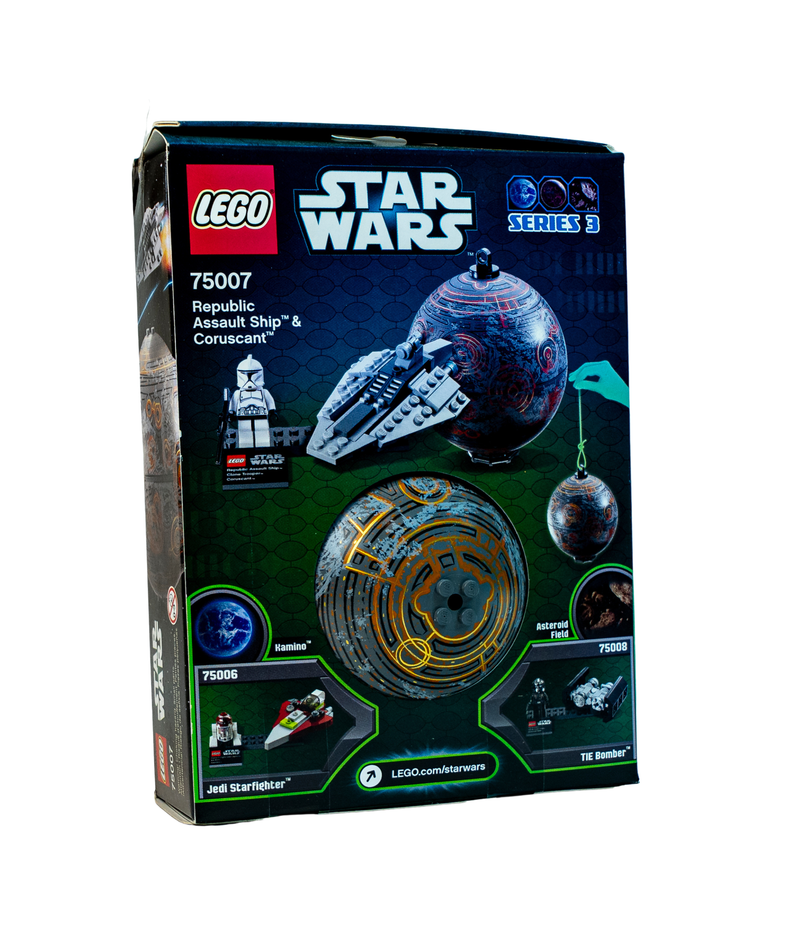 LEGO Star Wars 75007 Republic Assault Ship & Planet Coruscant Sealed (2013)