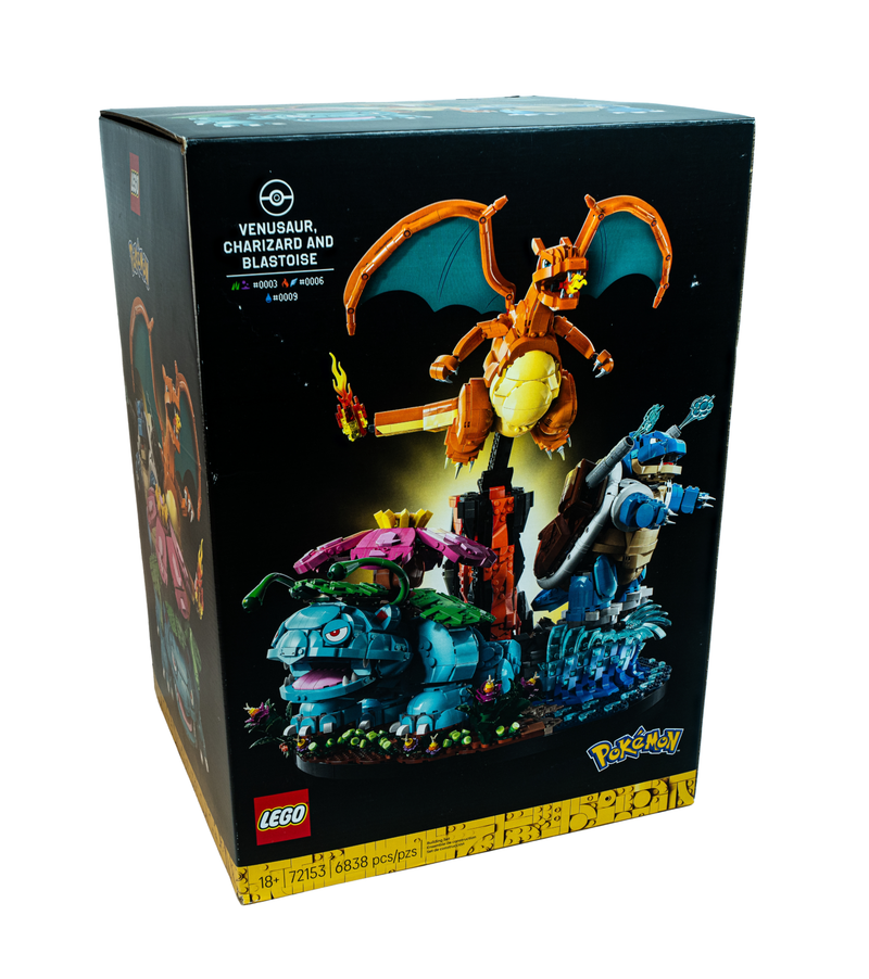 LEGO Pokémon - Venusaur, Charizard and Blastoise - 72153