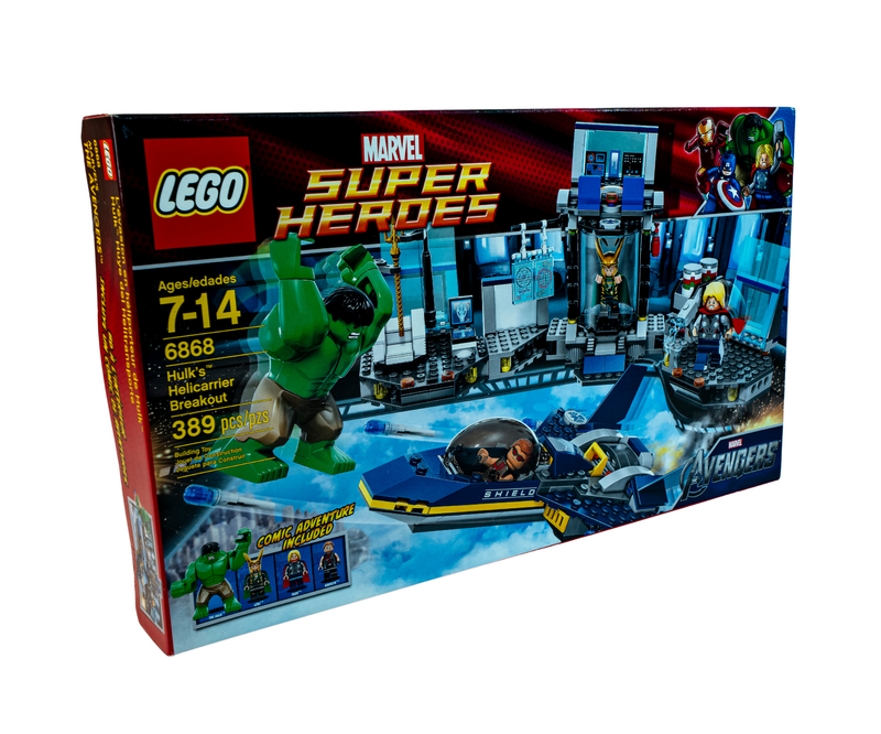 LEGO Marvel Super Heroes 6868 Hulk's Helicarrier Breakout Sealed (2012)