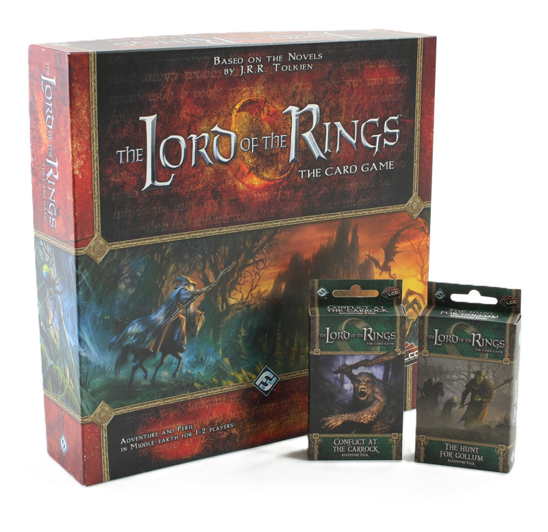 The Lord of the Rings: The Card Game Core Set + Hunt for Gollum & Conflict at the Carrock Expansions - Open Box Like New