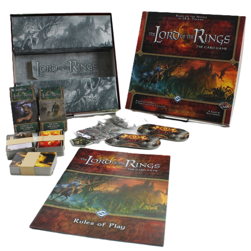 The Lord of the Rings: The Card Game Core Set + Hunt for Gollum & Conflict at the Carrock Expansions - Open Box Like New