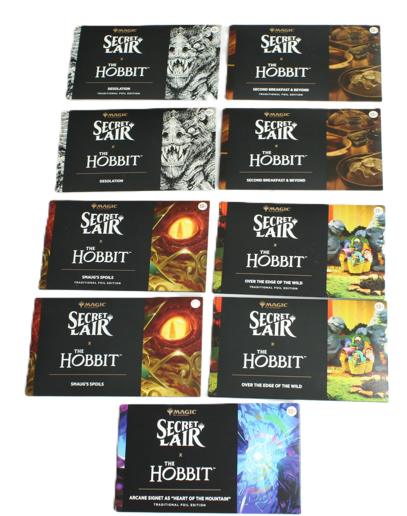 Magic: The Gathering Secret Lair x The Hobbit – A Marvelous Mathoms Everything Bundle + Heart of the Mountain Arcane Signet Foil