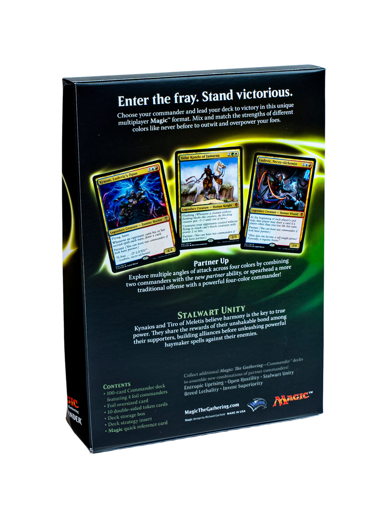 Magic: The Gathering Stalwart Unity Commander Deck