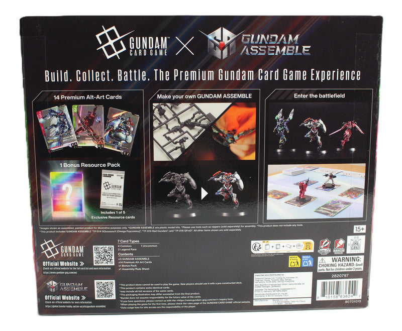 Gundam Card Game – Premium Card Collection GUNDAM ASSEMBLE Set – Mobile Suit Gundam GQuuuuuuX [PC02A]
