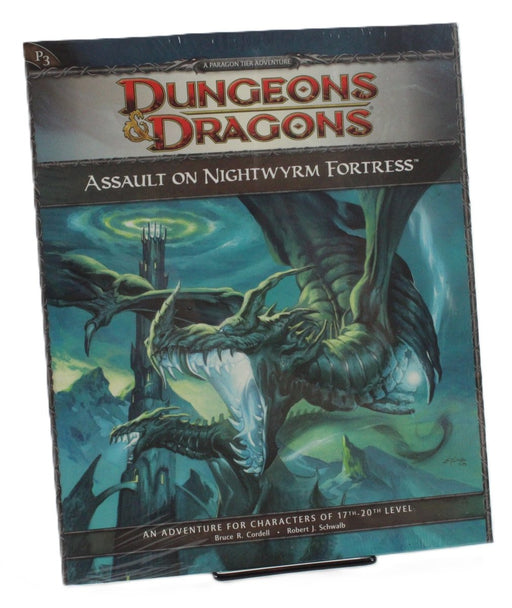Dungeons & Dragons 4th Edition adventure P3 Assault on Nightwyrm Fortress — front cover