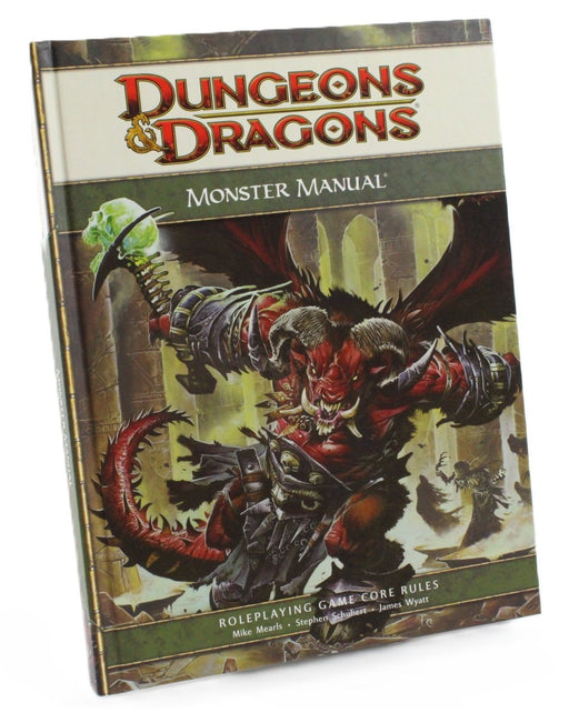 Dungeons & Dragons 4th Edition Monster Manual — front cover
