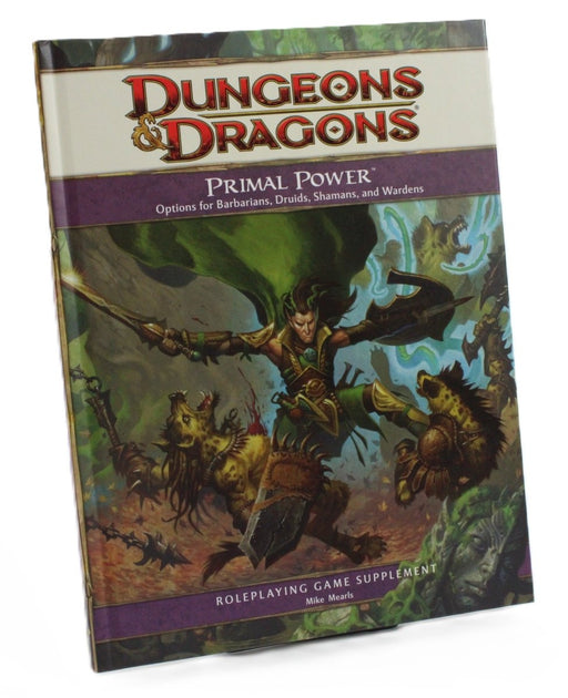 Dungeons & Dragons 4th Edition Primal Power sourcebook — front cover
