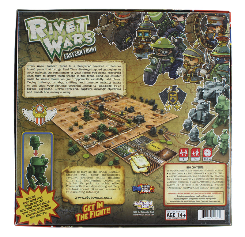 Rivet Wars: Eastern Front Board Game – Opened, Unplayed – Box Corner Damage
