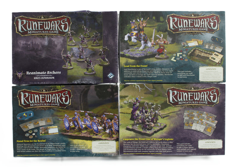 Runewars Miniatures Game – Core + Expansion Bundle – New & Sealed