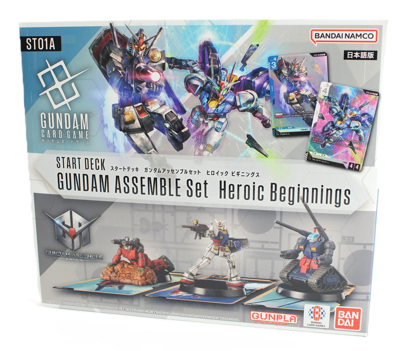 Gundam Card Game – GUNDAM ASSEMBLE Starter Set – Heroic Beginnings [ST01A] – Japanese