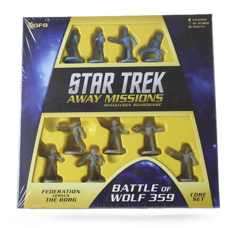 Star Trek: Away Missions Core Game + Commander Sela & Chancellor Gowron Expansions (New & Sealed)