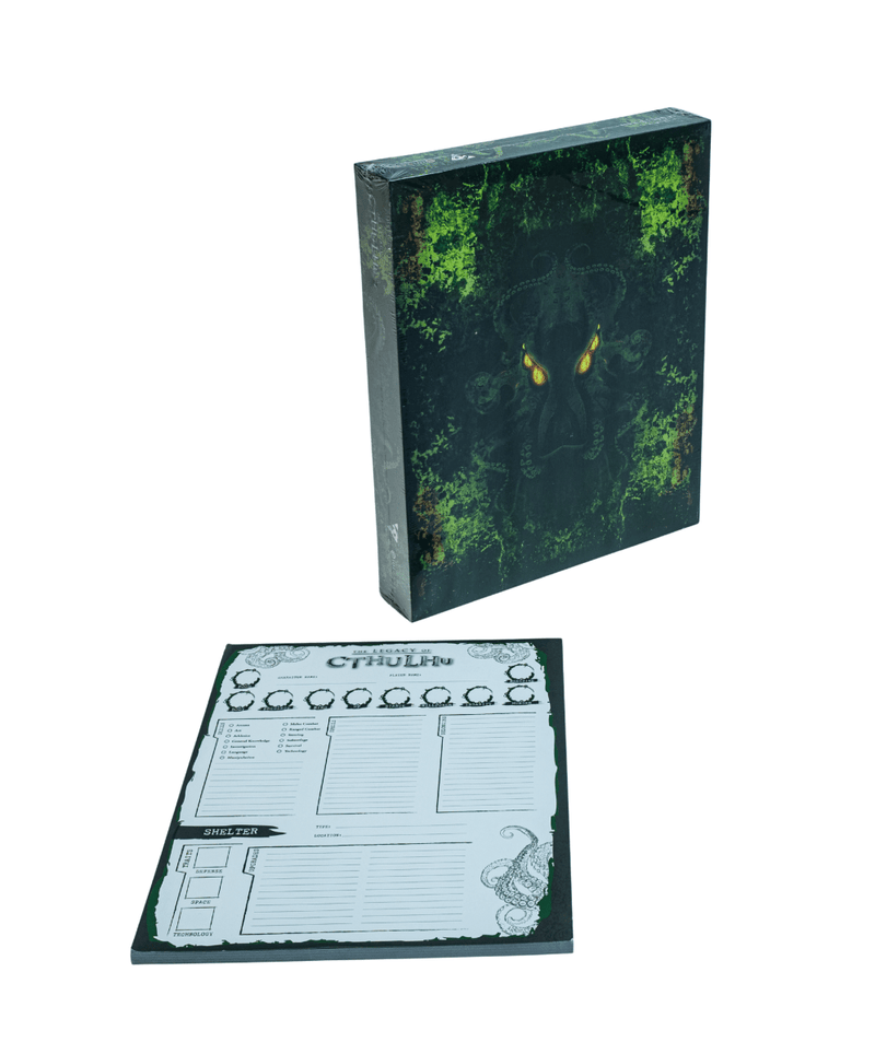 The Legacy of Cthulhu Collector's Edition Deluxe Box Set RPG Hardcover + GM Screen + Maps