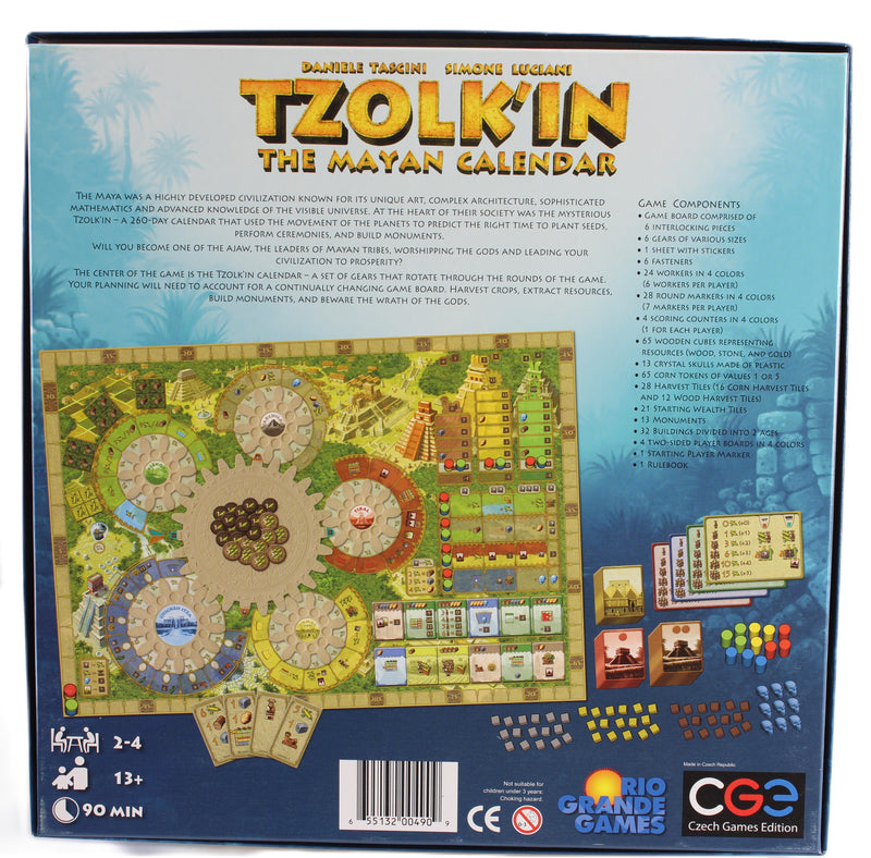 Tzolk'in: The Mayan Calendar + Tribes & Prophecies Expansion Bundle (Like New / Sealed Expansion)