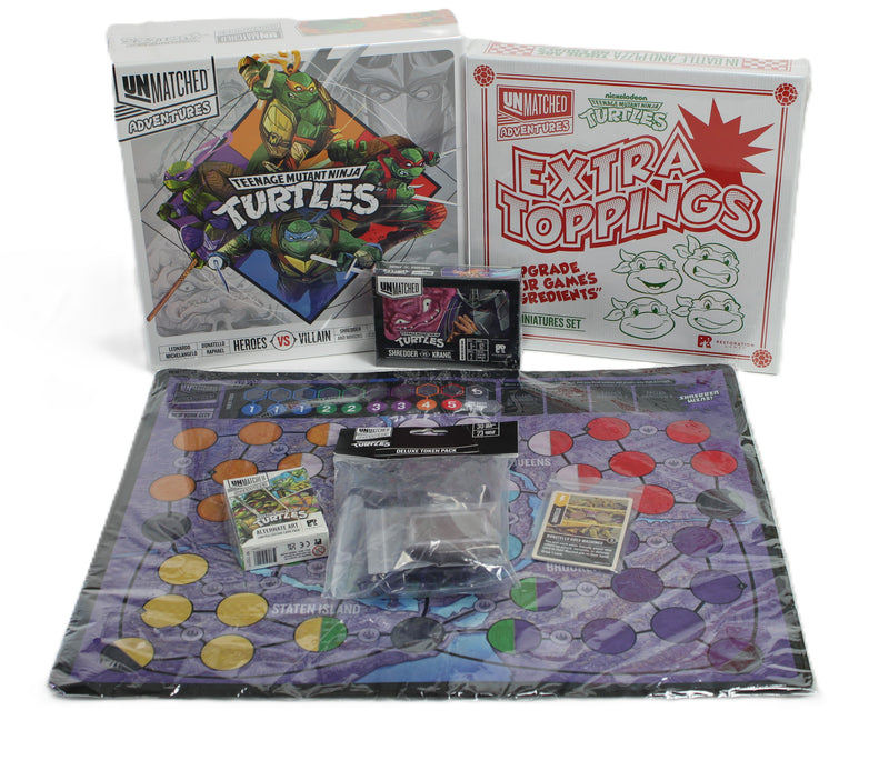 Unmatched Adventures: TMNT – Kickstarter Deluxe Bundle + Extras