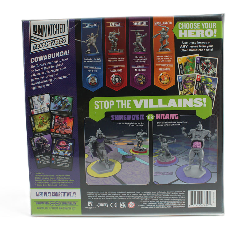 Unmatched Adventures: TMNT – Kickstarter Deluxe Bundle + Extras