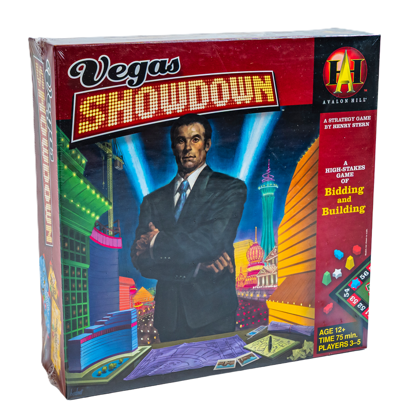Vegas Showdown Board Game (New & Sealed) – Avalon Hill Strategy Auction Game (2005)