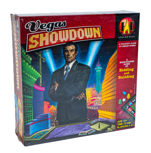 Vegas Showdown strategy auction board game by Avalon Hill, 2005 — sealed
