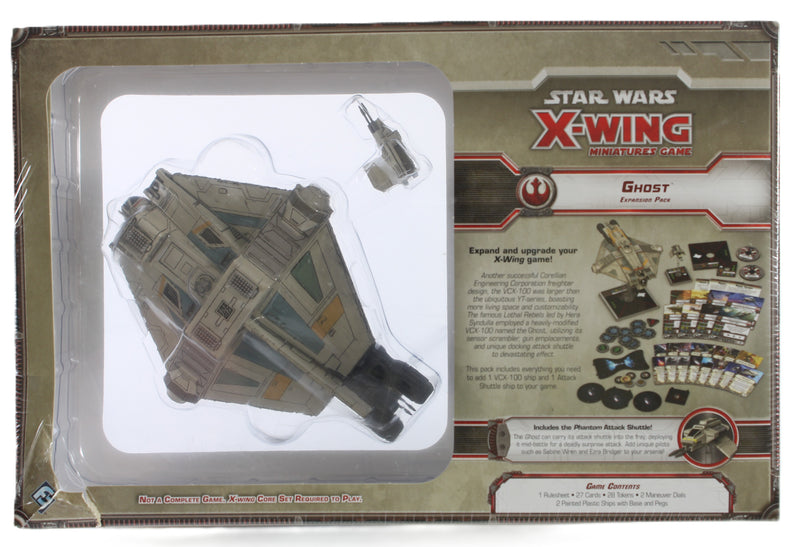 Star Wars X-Wing Miniatures Game: Ghost Expansion Pack – 1st Edition – New & Sealed