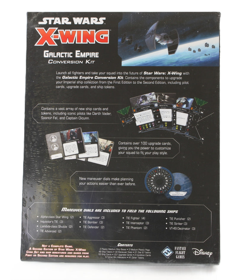 Star Wars: X-Wing Miniatures Game – Galactic Empire Conversion Kit (Second Edition) New & Sealed