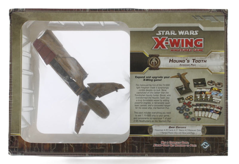Star Wars X-Wing Miniatures Game Hound's Tooth Expansion Pack SWX31 Fantasy Flight Games