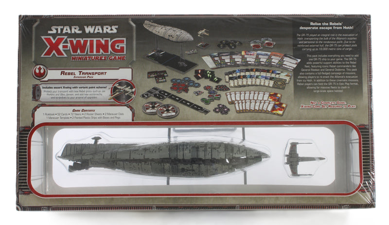 Star Wars X-Wing Miniatures Game: Rebel Transport Expansion Pack – 1st Edition – New & Sealed