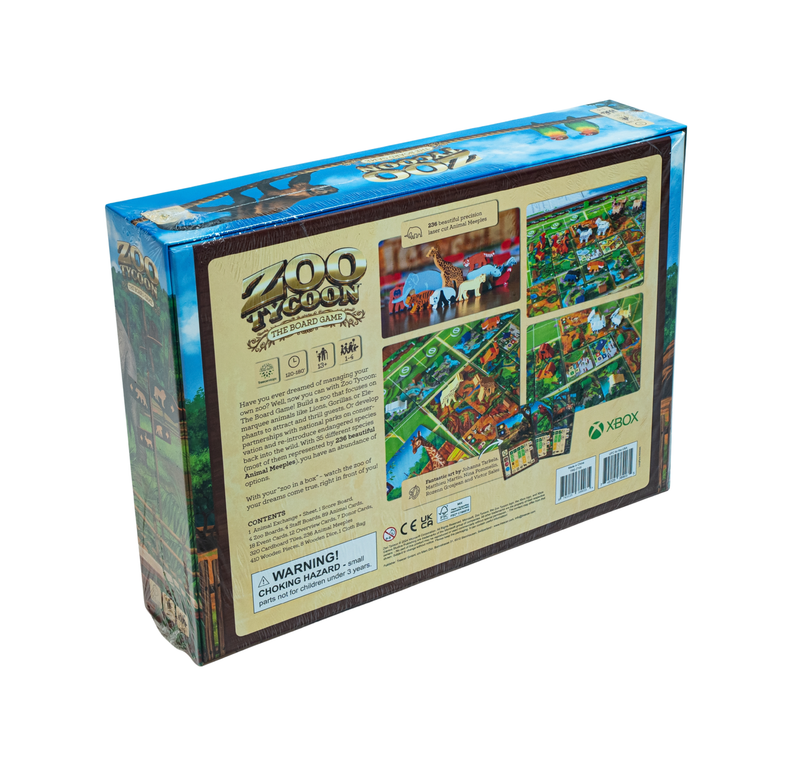 Zoo Tycoon the board Game Deluxe version Kickstarter exclusive