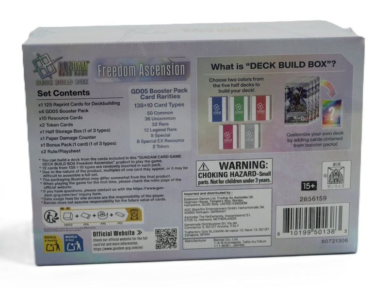 Gundam Card Game: Freedom Ascension SC01 - Deck Build Box - image 2