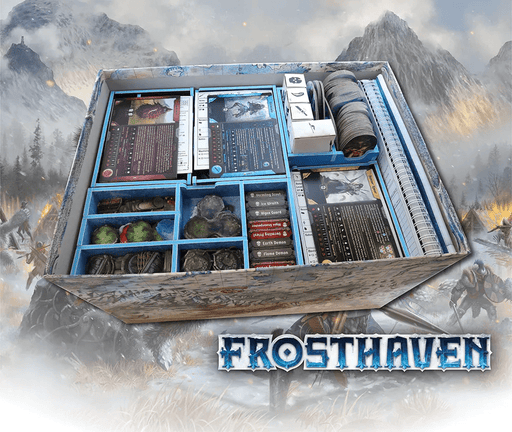 Folded Space Frosthaven insert organizer, official colour foam core insert