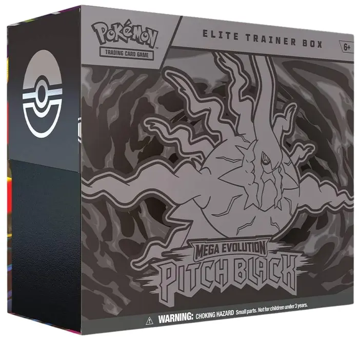 Pokémon TCG: Mega Evolution – Pitch Black Elite Trainer Box (ME05) – Factory Sealed