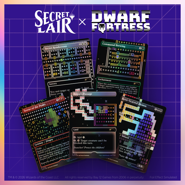 Magic: The Gathering Secret Lair x Dwarf Fortress: Create New World – Traditional Foil Edition (Sealed)