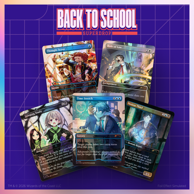 Magic: The Gathering Secret Lair – Mahō Gakuin Seishun Hakusho (Foil Edition) – Sealed
