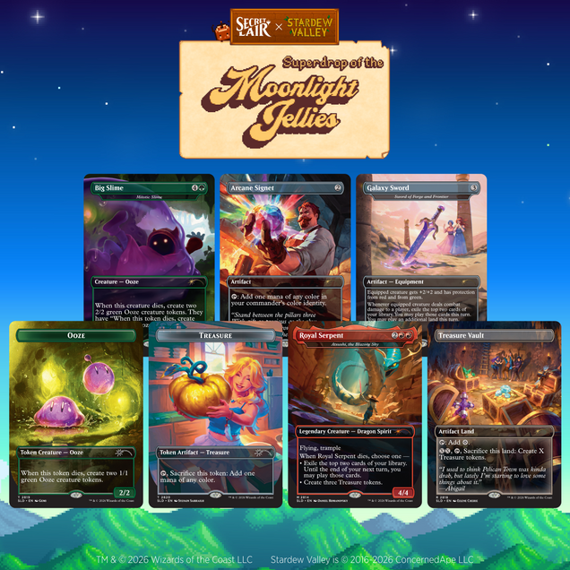 Magic: The Gathering Secret Lair x Stardew Valley: A Flicker in the Deep – Non-Foil Edition