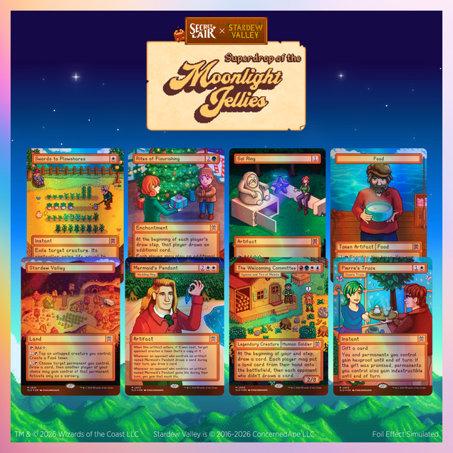Magic: The Gathering Secret Lair x Stardew Valley: Welcome to Stardew Valley – Traditional Foil Edition