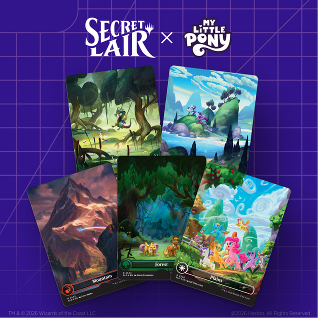 Magic: The Gathering Secret Lair x My Little Pony: The Lands of Equestria – Non-Foil Edition