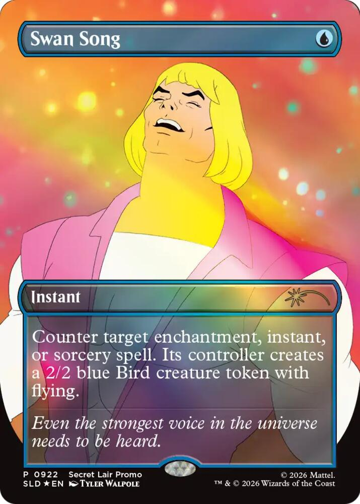 MTG: Secret Lair Masters of the Universe Swan Song - Foil Promo - image 2