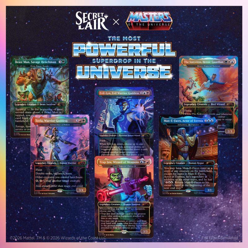 MTG: Secret Lair x Masters of the Universe - Allies and Enemies of Eternia Foil - image 2