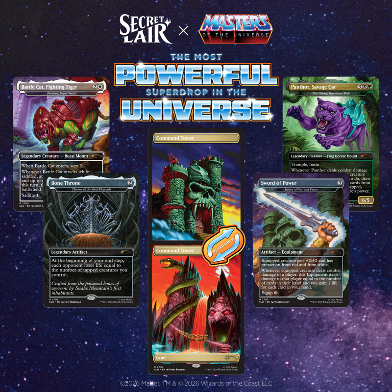 MTG: Secret Lair x Masters of the Universe - Sold Separately Non-Foil