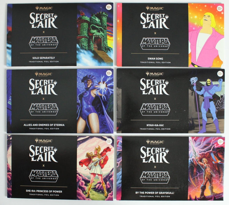 MTG: Secret Lair MOTU - For the Honor of Grayskull Foil Bundle + Swan Song