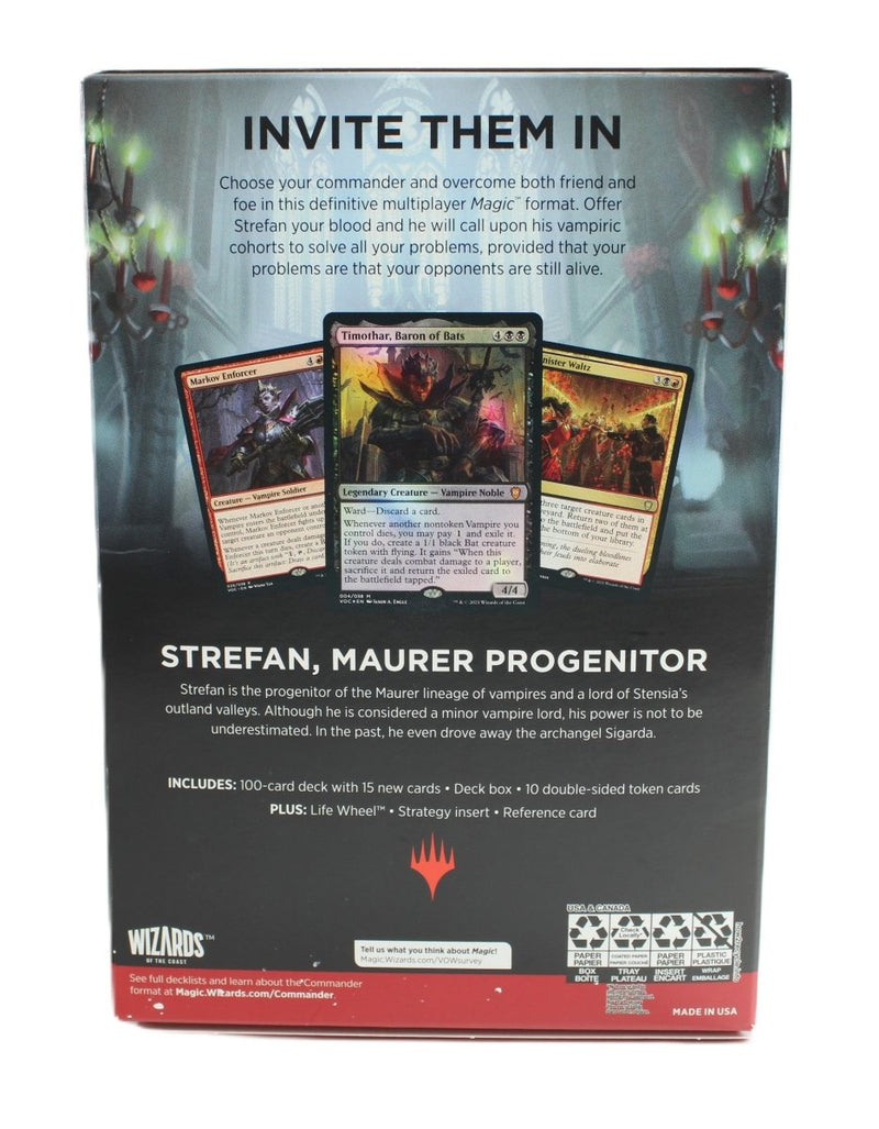 MTG: Innistrad Crimson Vow Vampiric Bloodline - Commander Deck - image 2